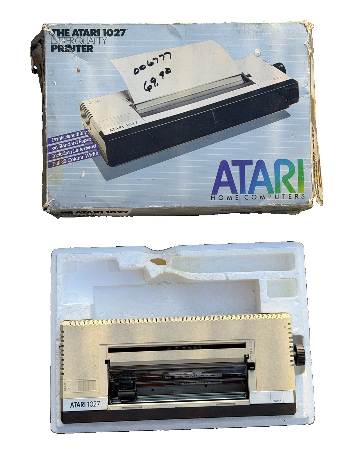Atari 1027 Letter Quality Printer UNTESTED FOR PARTS