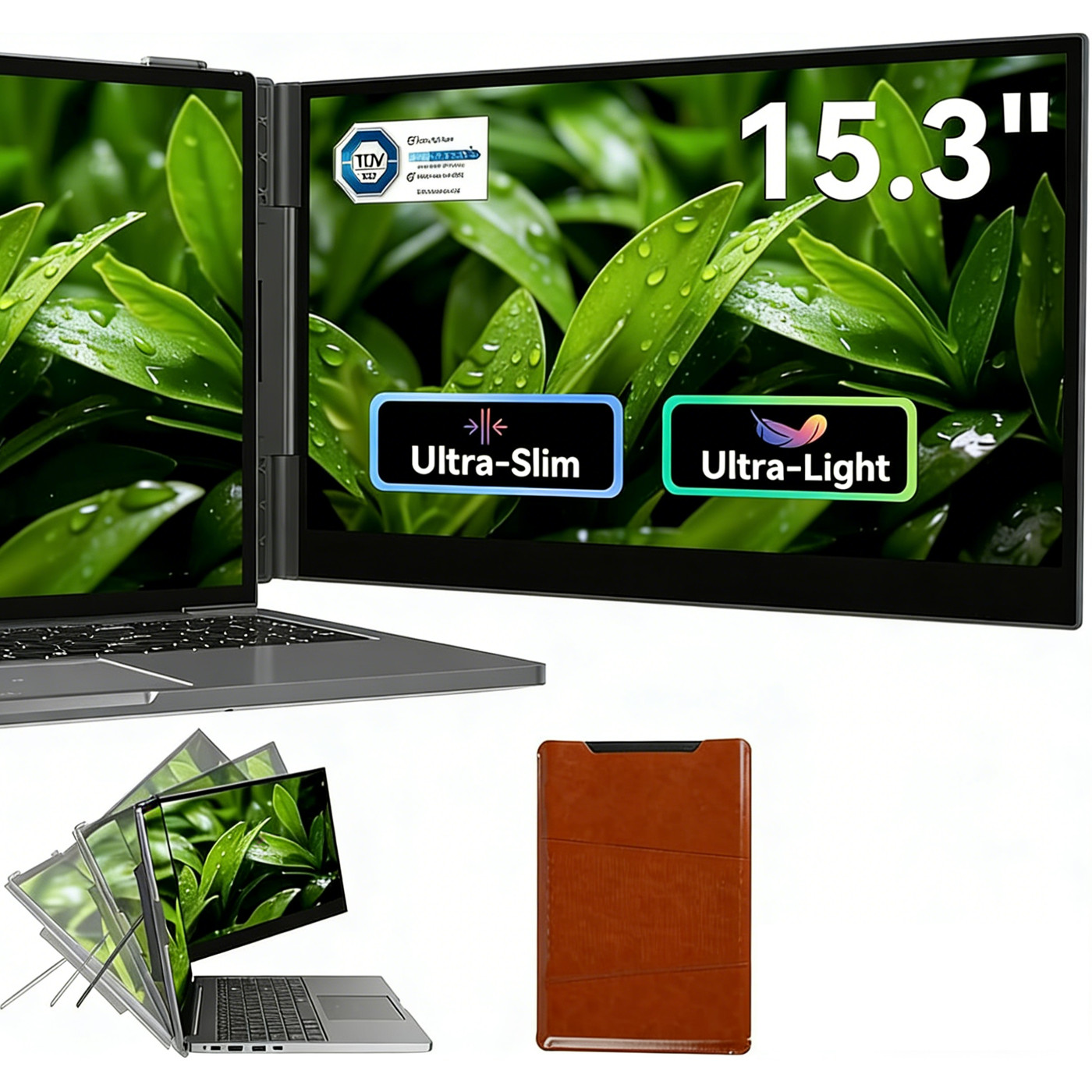Blackview SCM8 Laptop Screen Extender 15.3" 1200P IPS Portable Monitor 100% sRGB