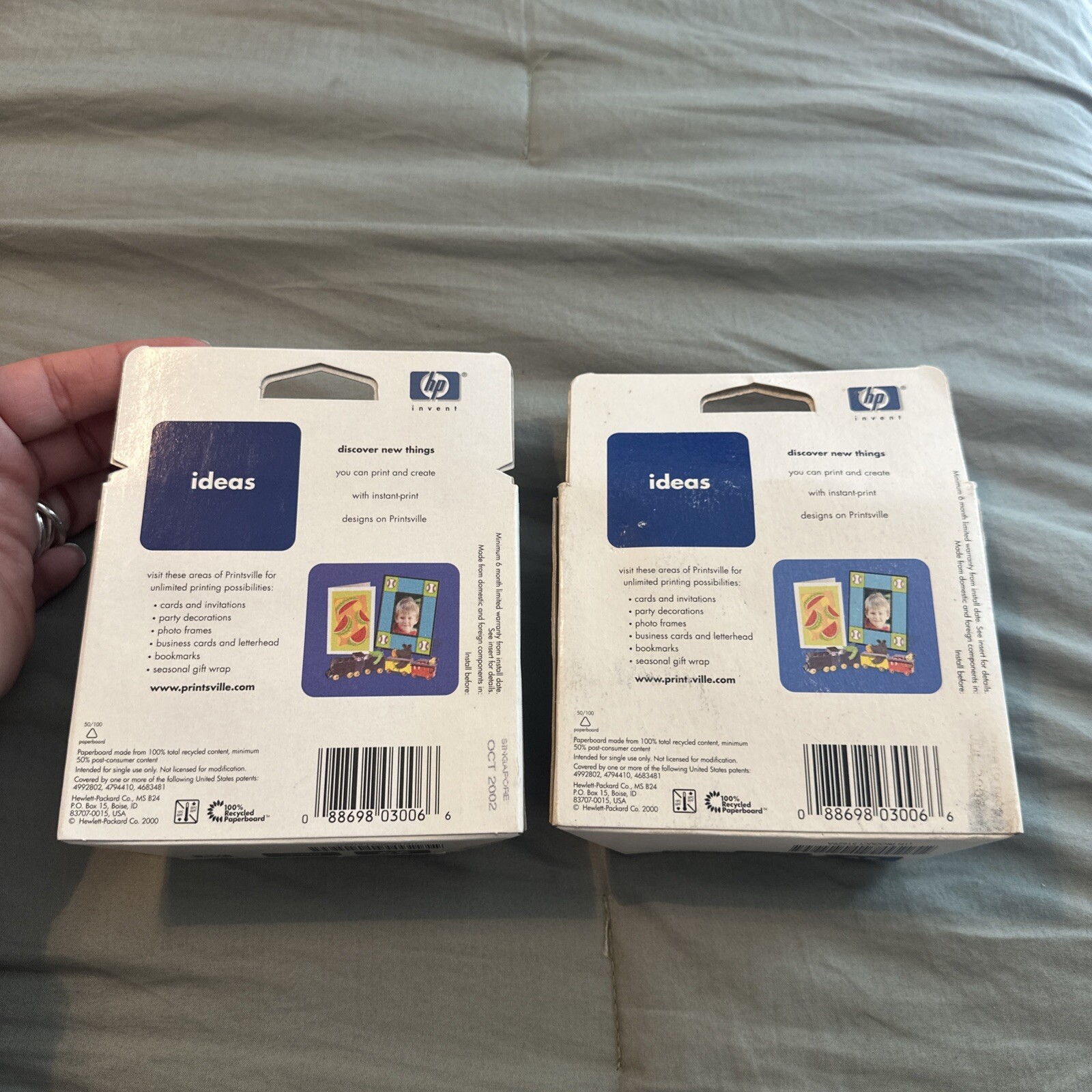 HP 29 Black Ink Cartridge 51629A New Genuine Sealed Quantity 2 EXPIRED