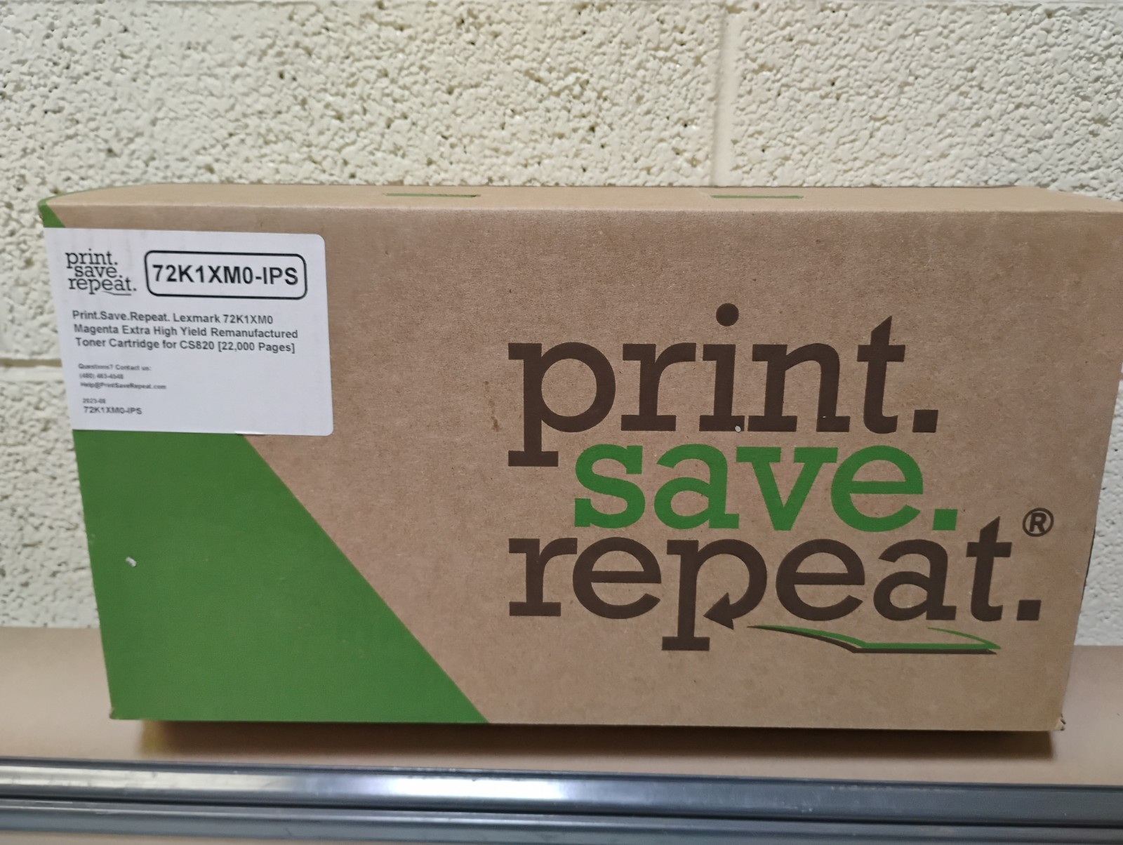 72K1XM0 Magenta Extra High Yield  Toner Cartridge FOR Lexmark CS820