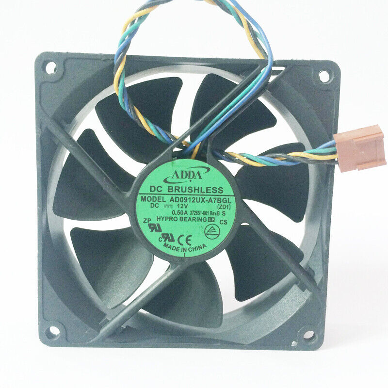 ADDA AD0912UX-A7BGL DC 12V 0.5A chassis server inverter cooling cooler fan