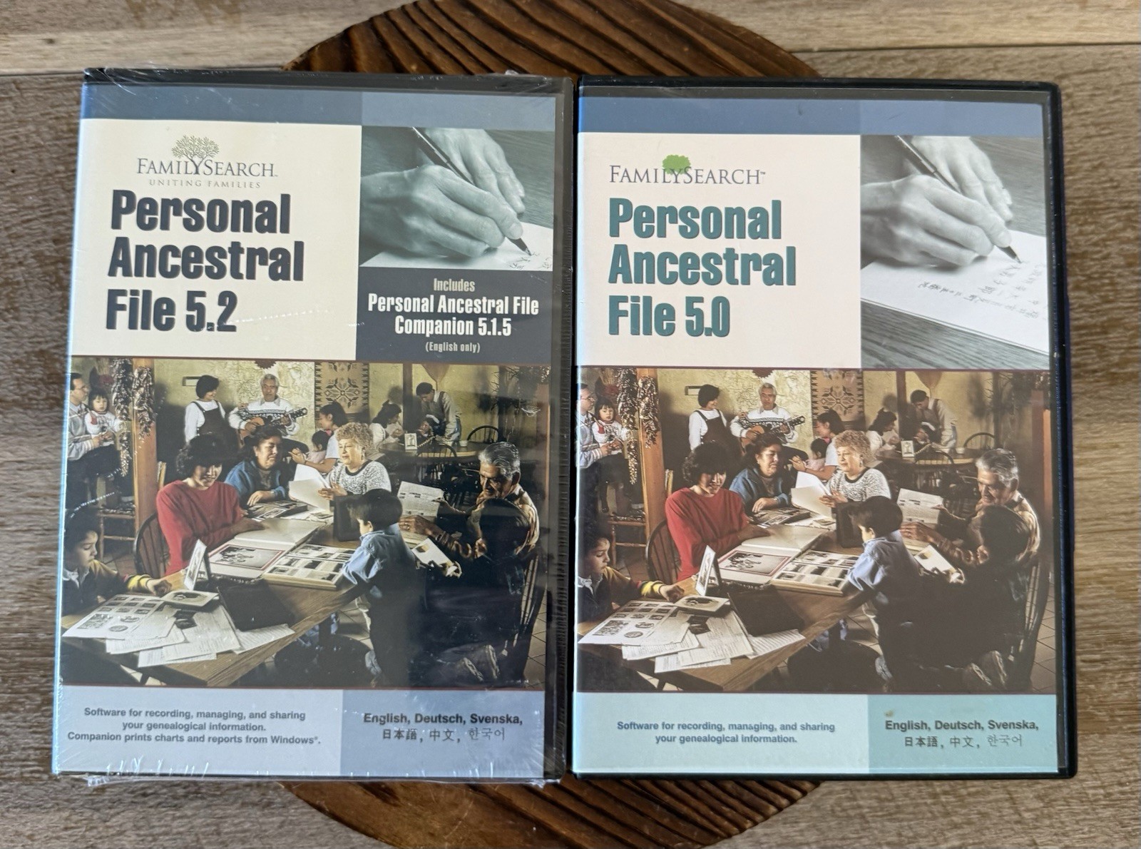 FAMILY SEARCH: PERSONAL ANCESTRAL FILE 5.2 & 5.0 ~ GENEALOGICAL INFO ~ CD-ROM
