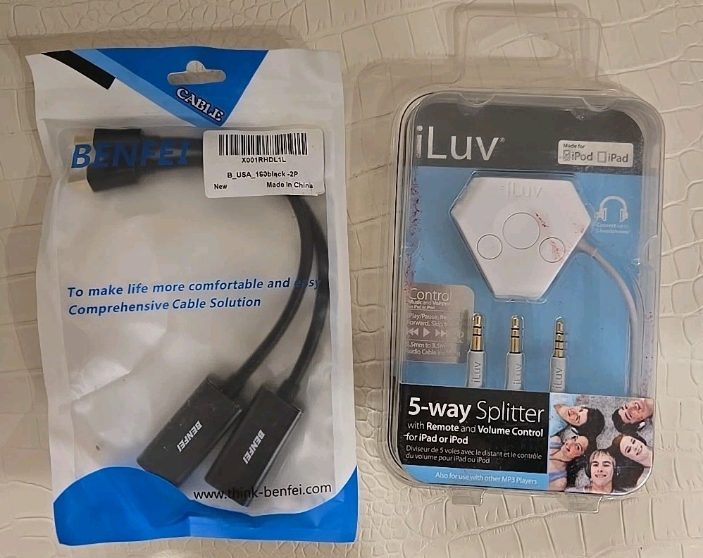 BENFEI Mini DisplayPort to HDMI Adapter Bundled With iLuv 5 Way Splitter Ipad