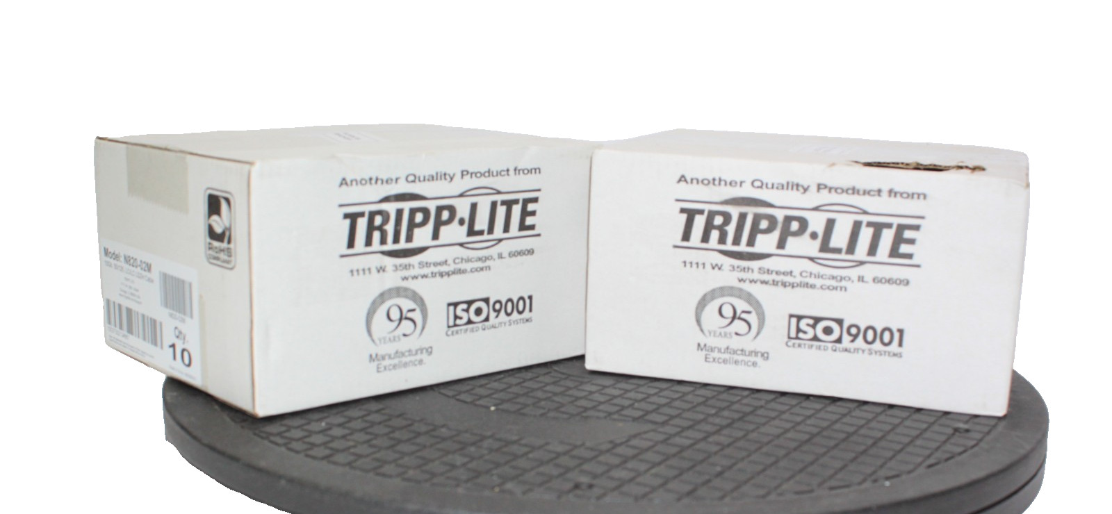 20X Tripp Lite N820-02M-OM5 DUPLEX MULTIMODE FIBER CABLE OM5 LC LC 50/125 100G