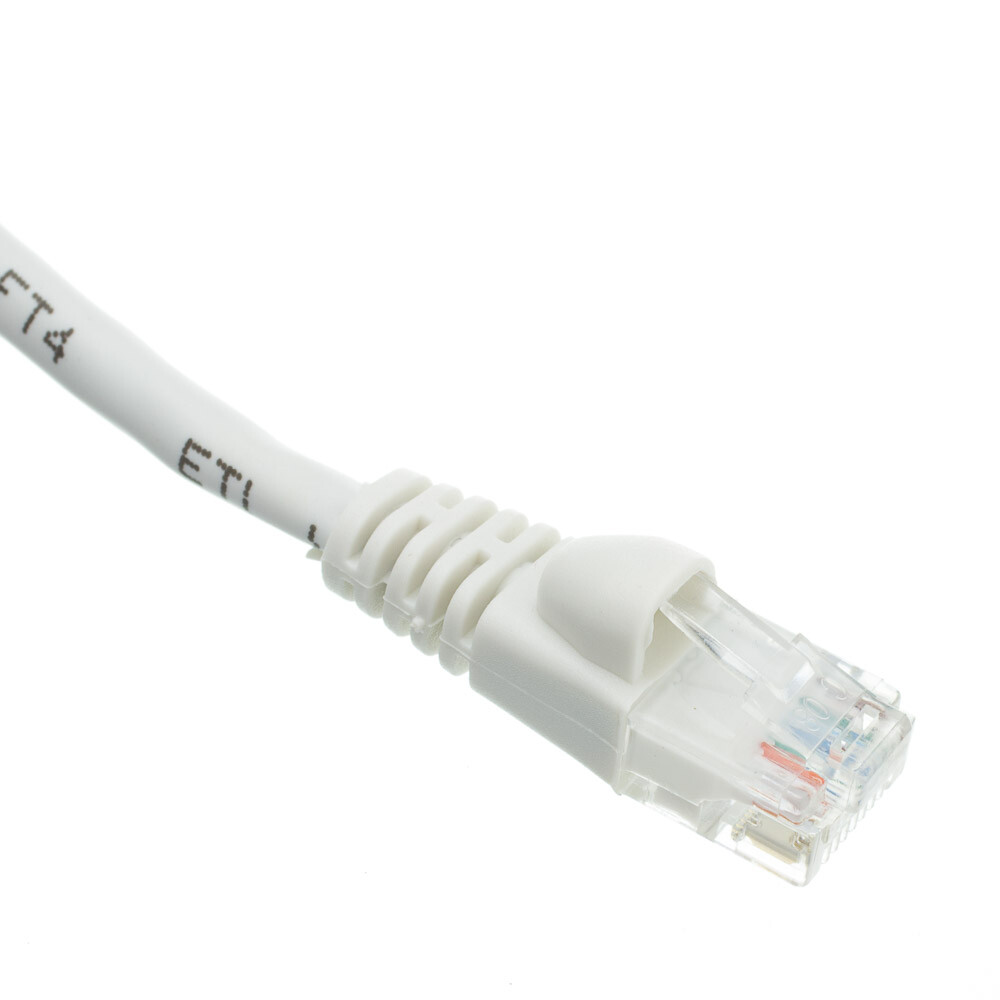 Snagless 35 Foot Cat5e White Network Ethernet Patch Cable