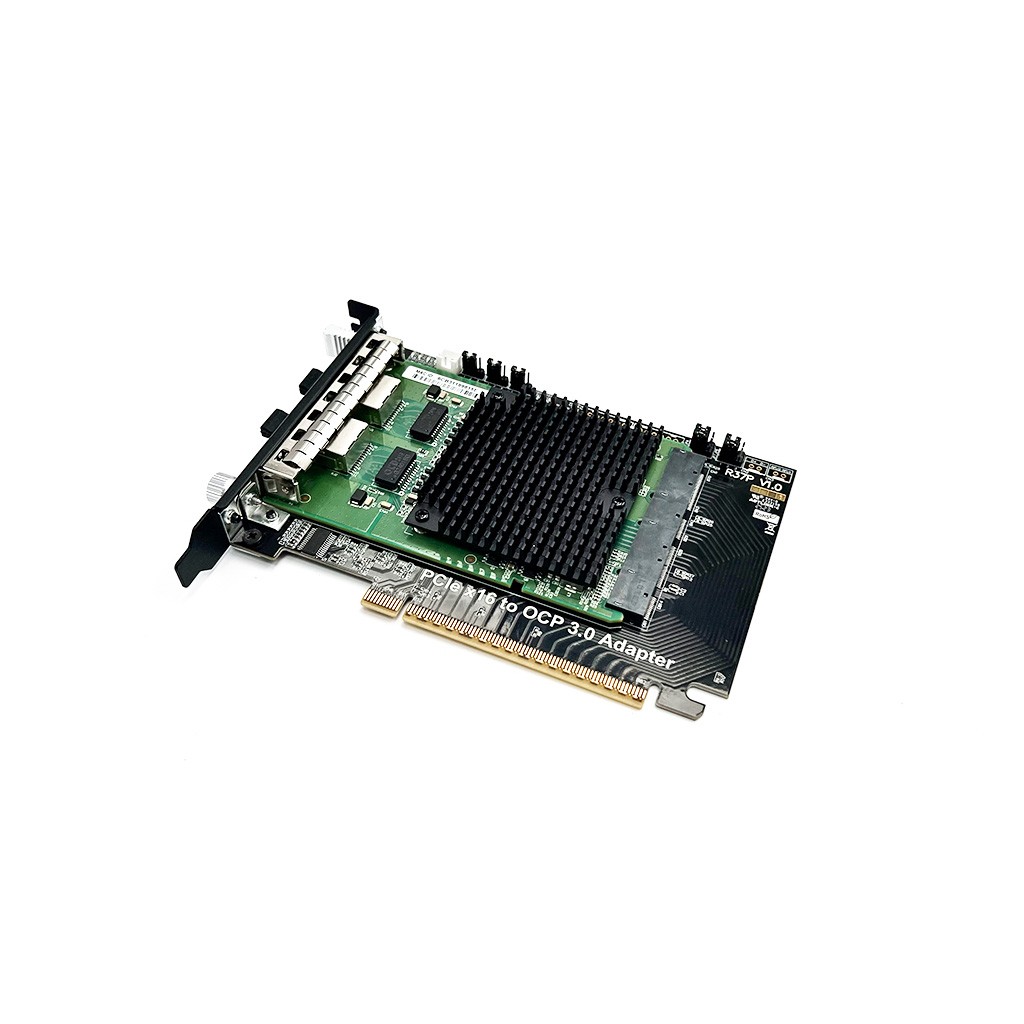 ADT-Link PCIE 5.0 x16 to OCP NIC3.0 Gen-Z 4C+/SFF-TA-1002 Lateral Adapter Card