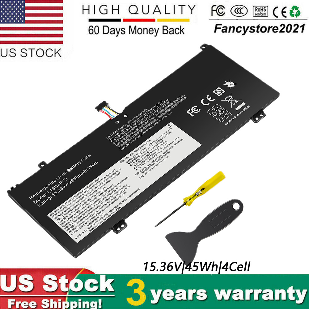 L18D4PF0 L18C4PF0 L18M4PF0 Battery For Lenovo ThinkBook 13S-IWL 14S-IWL 13S-IML