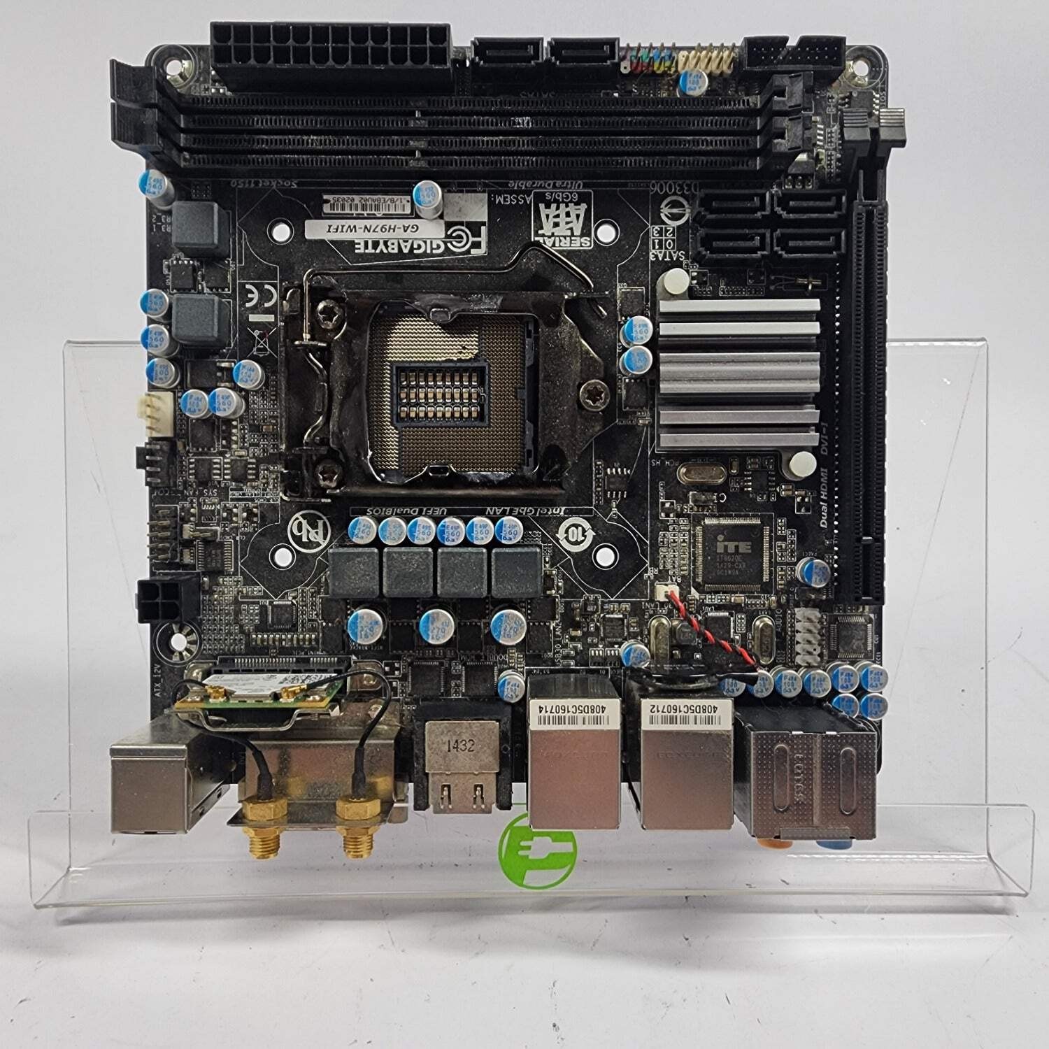 Broken Gigabyte GA-H87N-WIFI LGA 1150 Mini-ITX Intel DDR3 Motherboard
