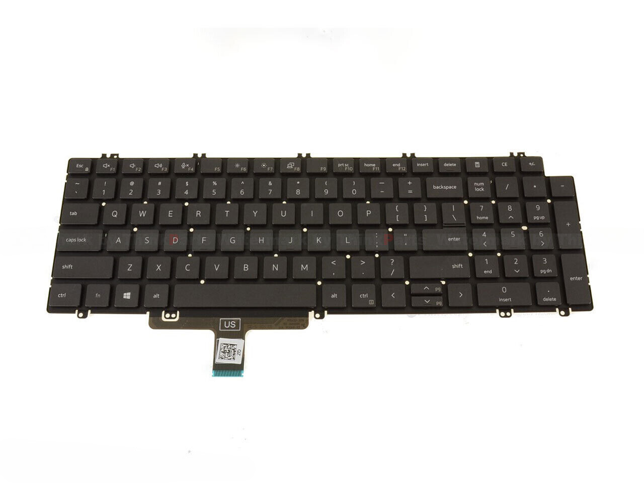 New/Orig Dell Latitude 5520 E5520 15.6" US-English Non-Backlit Keyboard 0KRJFY