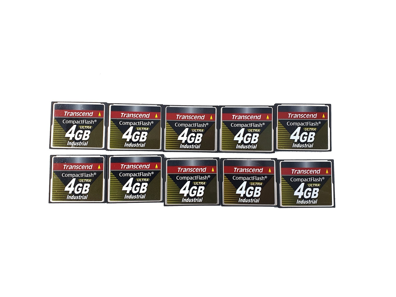 10X Transcend TS4GCF100I CF Card 4GB Ultra High Speed Industrial CompactFlash
