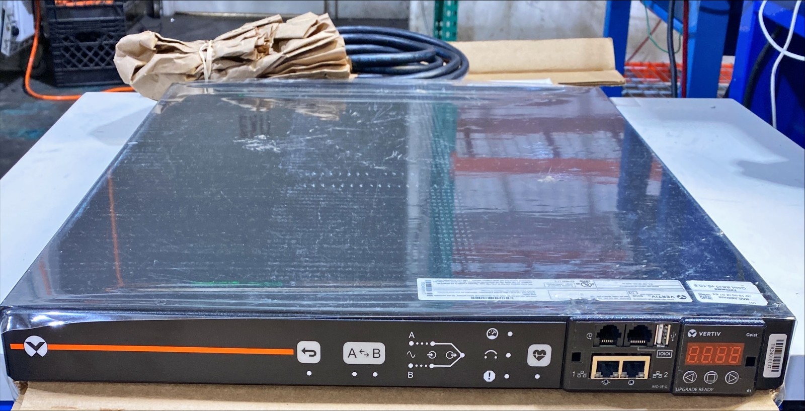 Vertiv Geist RTS VA4N1100  Rack Transfer Switch| RPDU| (10) NEMA 5-15R 
