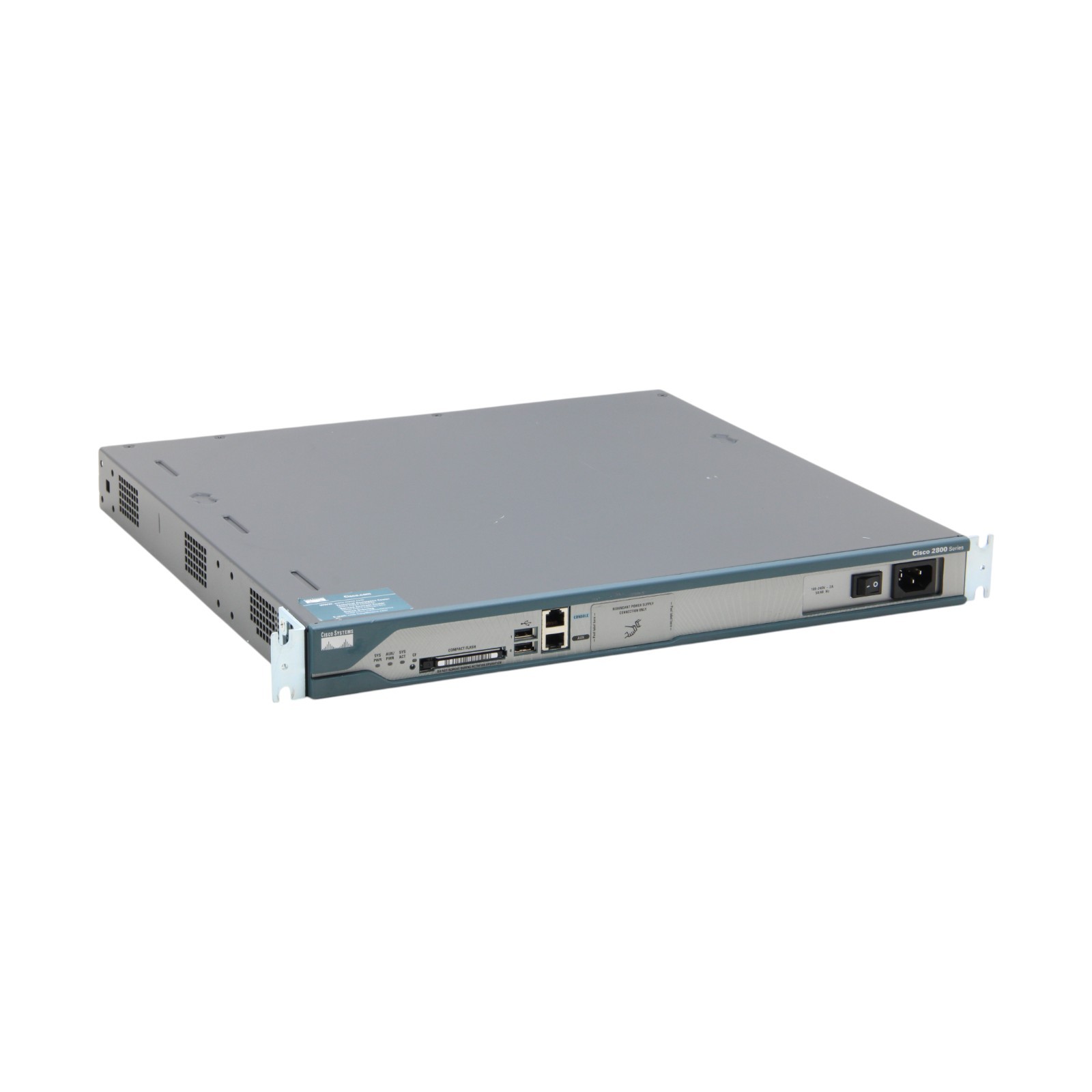 Cisco 2811 800-21849-02 2-Port RJ-45 4x HWIC 1x NME Integrated Services Router