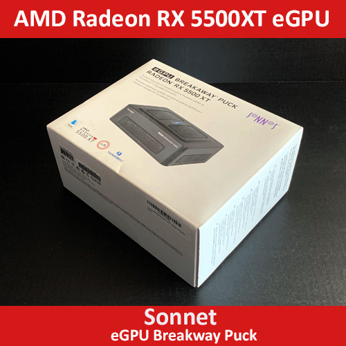 Sonnet Radeon RX 5500 XT eGFX Breakaway Puck eGPU