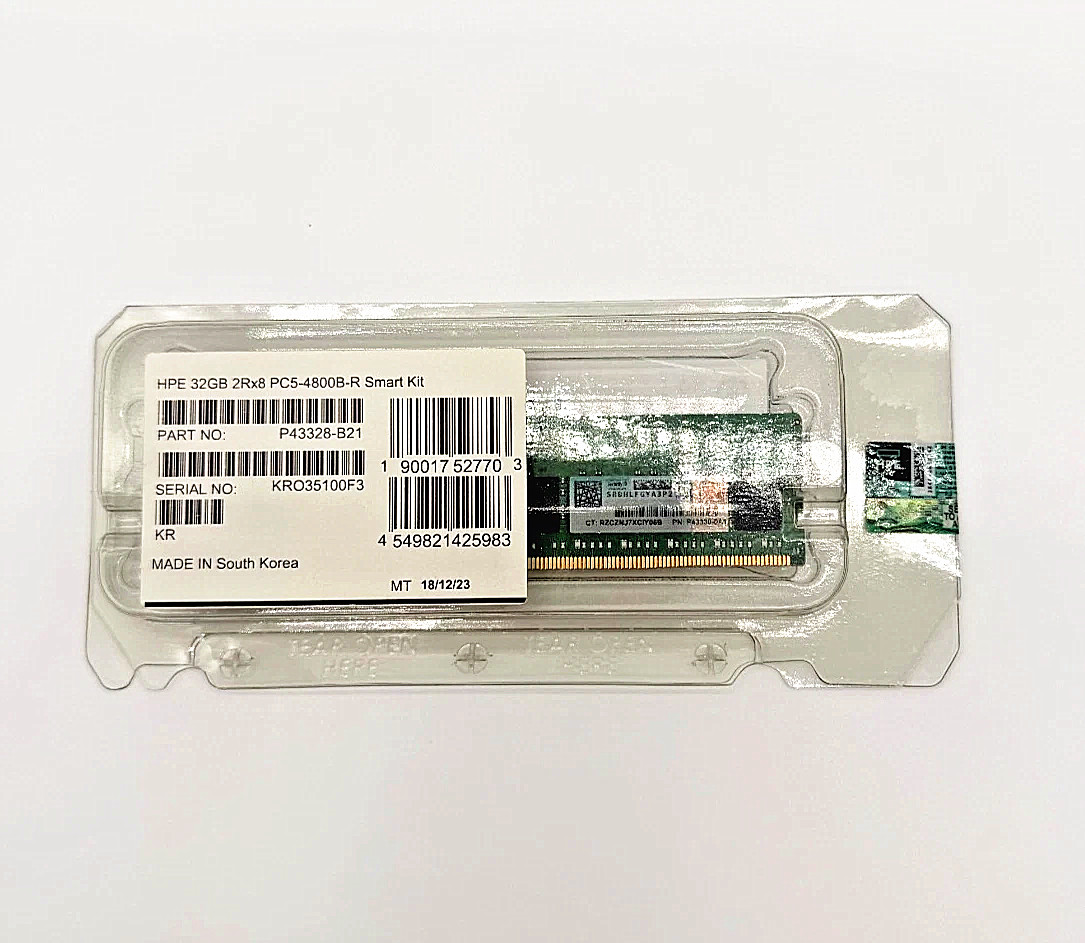 NEW P43328-B21 P43330-0A1 HPE 32GB 2Rx8 DDR5 PC5-4800 RDIMM Gen11 Server Memory