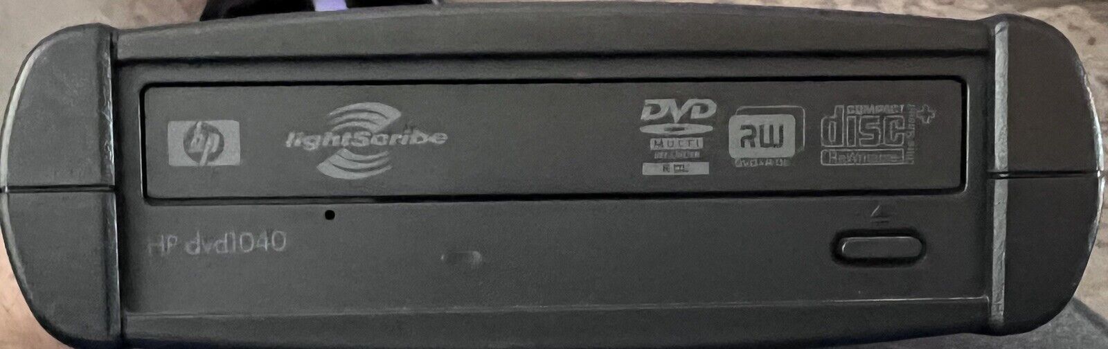 HP dvd1040 External Super Multi DVD Writer LightScribe Dual Layer Drive Disc