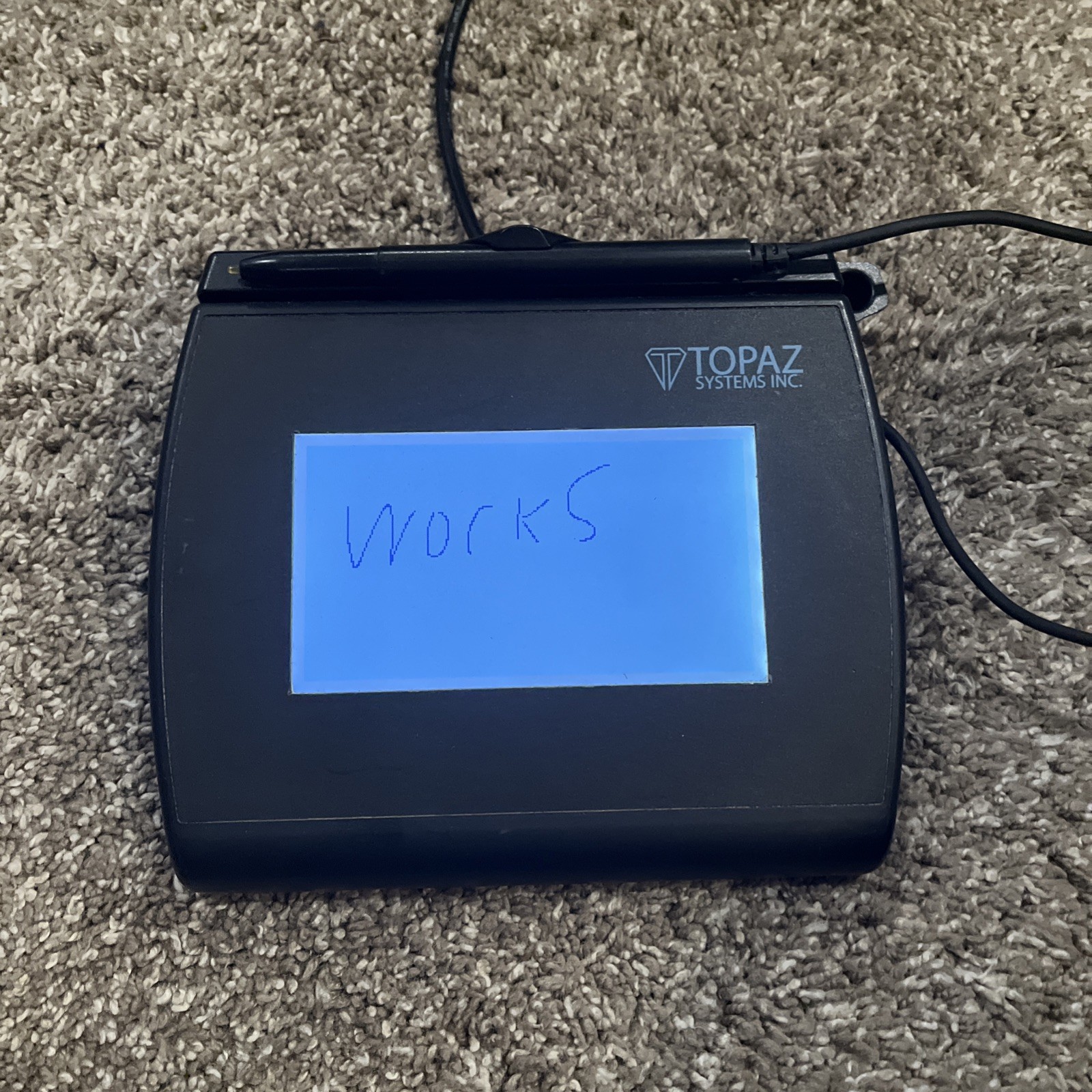 Topaz T-LBK755-BHSB-R SignatureGem LCD 4x3 Electronic Signature Pad (Read)