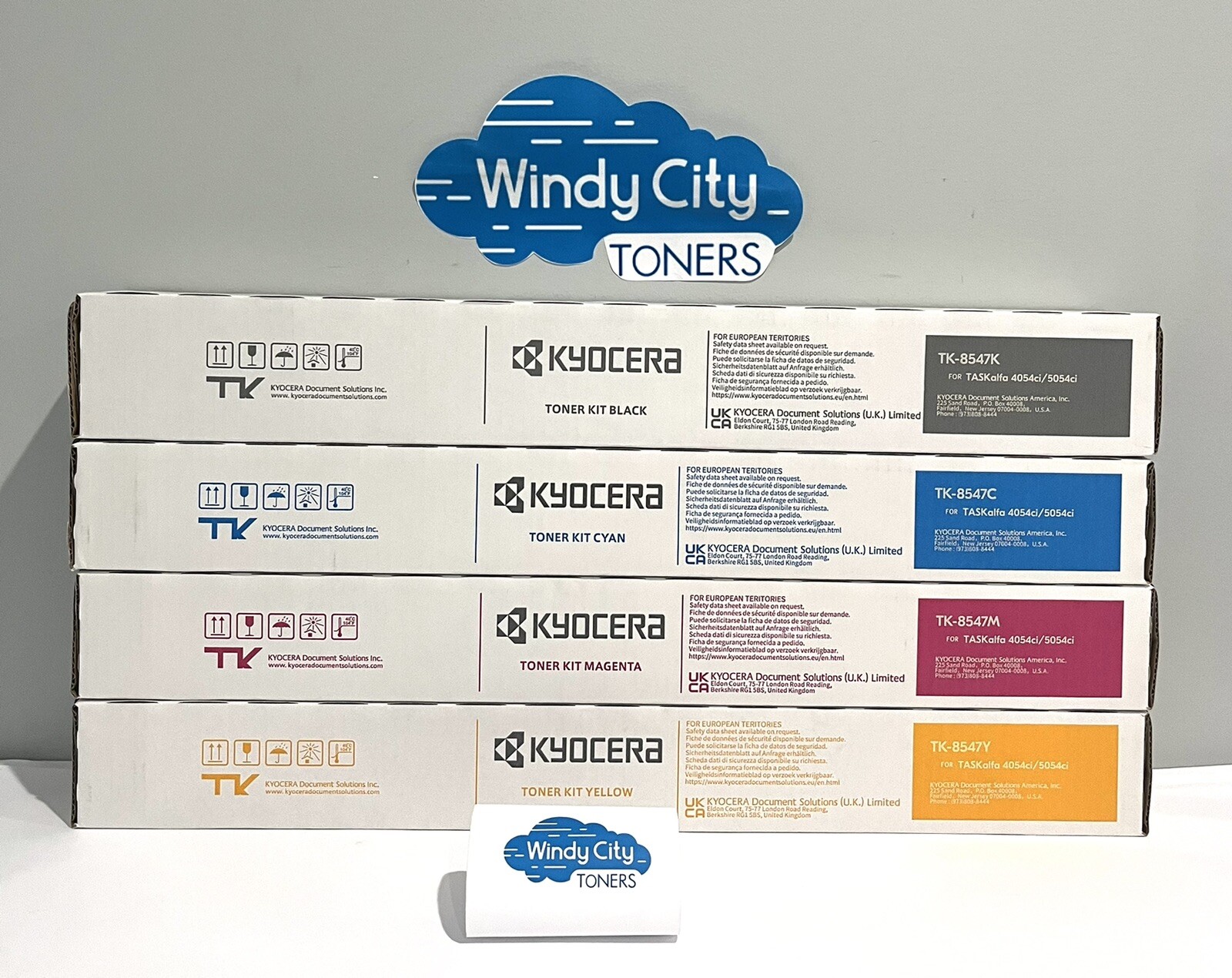 Kyocera TK8547 Toner Set TK8547K,TK8547C,TK8547M,TK8547Y TASKalfa 4054ci/5054ci