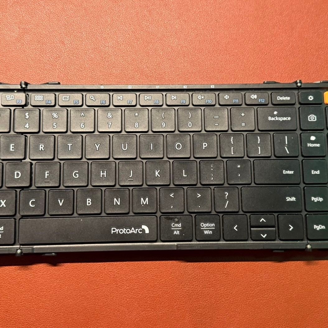 ProtoArc Foldable Bluetooth Keyboard, XK01 Folding Wireless w/ Numpad - Used