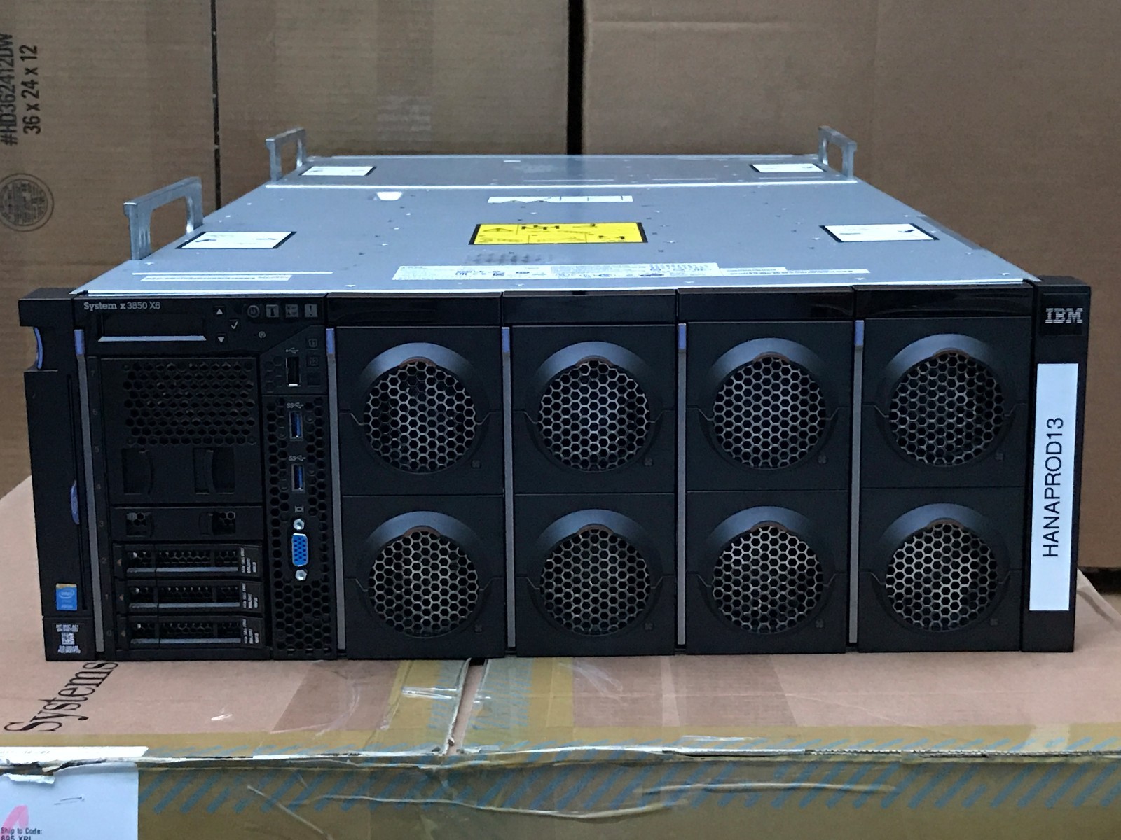 IBM x3850 X6 Server Four Xeon E7-8870V4 1024GB DDR4 RAM 2x 300GB SAS 4x 900W PSU