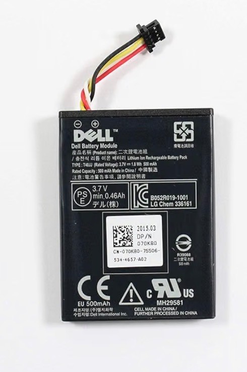 70K80 Battery for Dell PERC H710 H710p H810 RAID Controllers **NEW**
