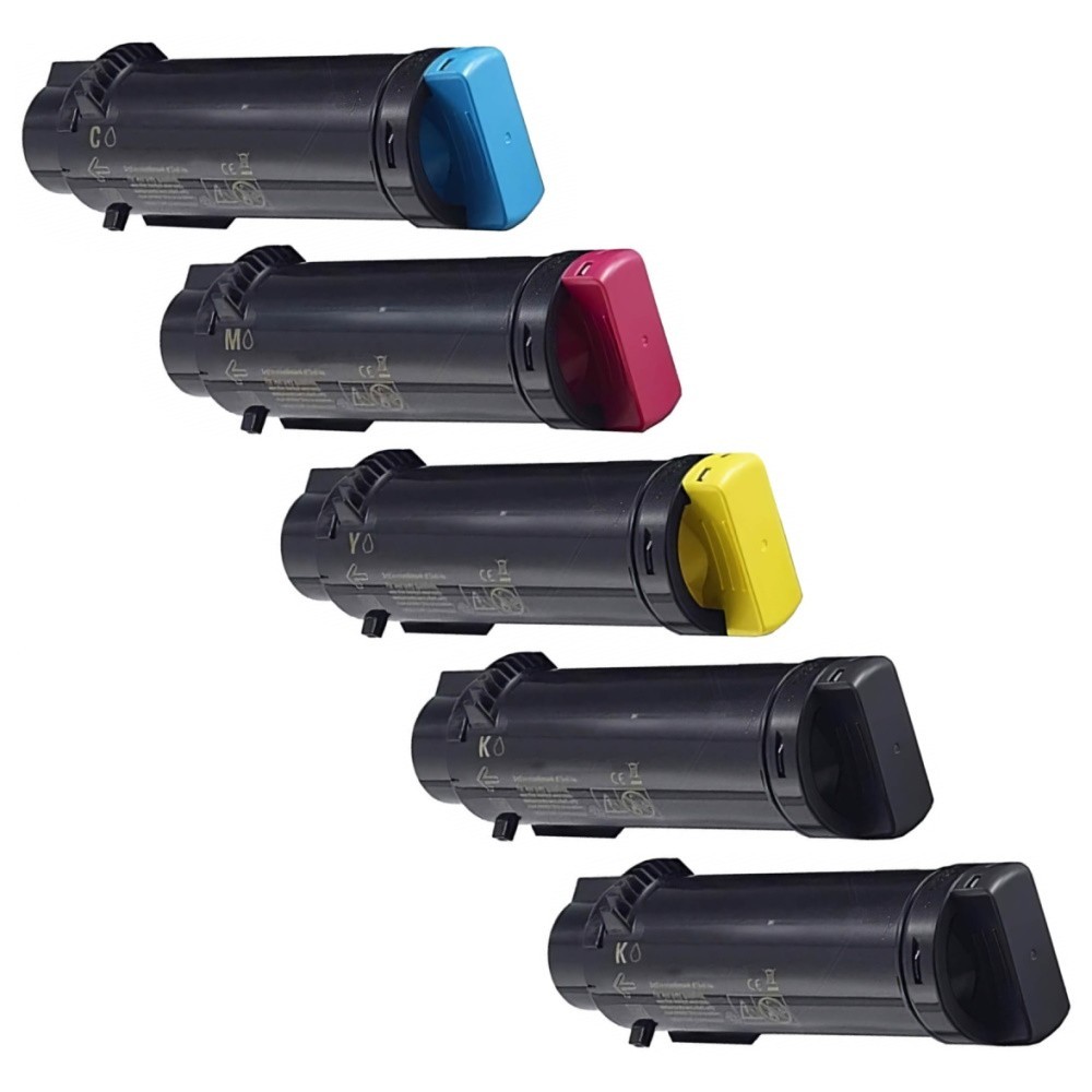 5 Pack Toner Compatible Color 106r03480 For Xerox Workcentre 6515 Phaser 6510dni