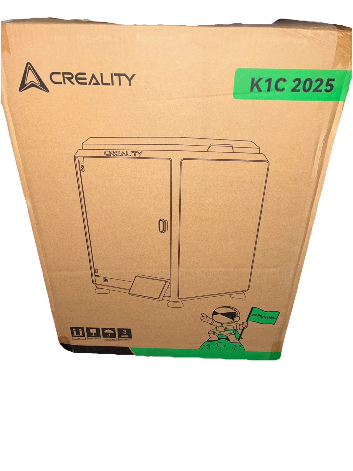 Creality K1C 2025 3D Printer 600mm/s Tri-Metal Nozzle AI Camera Auto Calibration