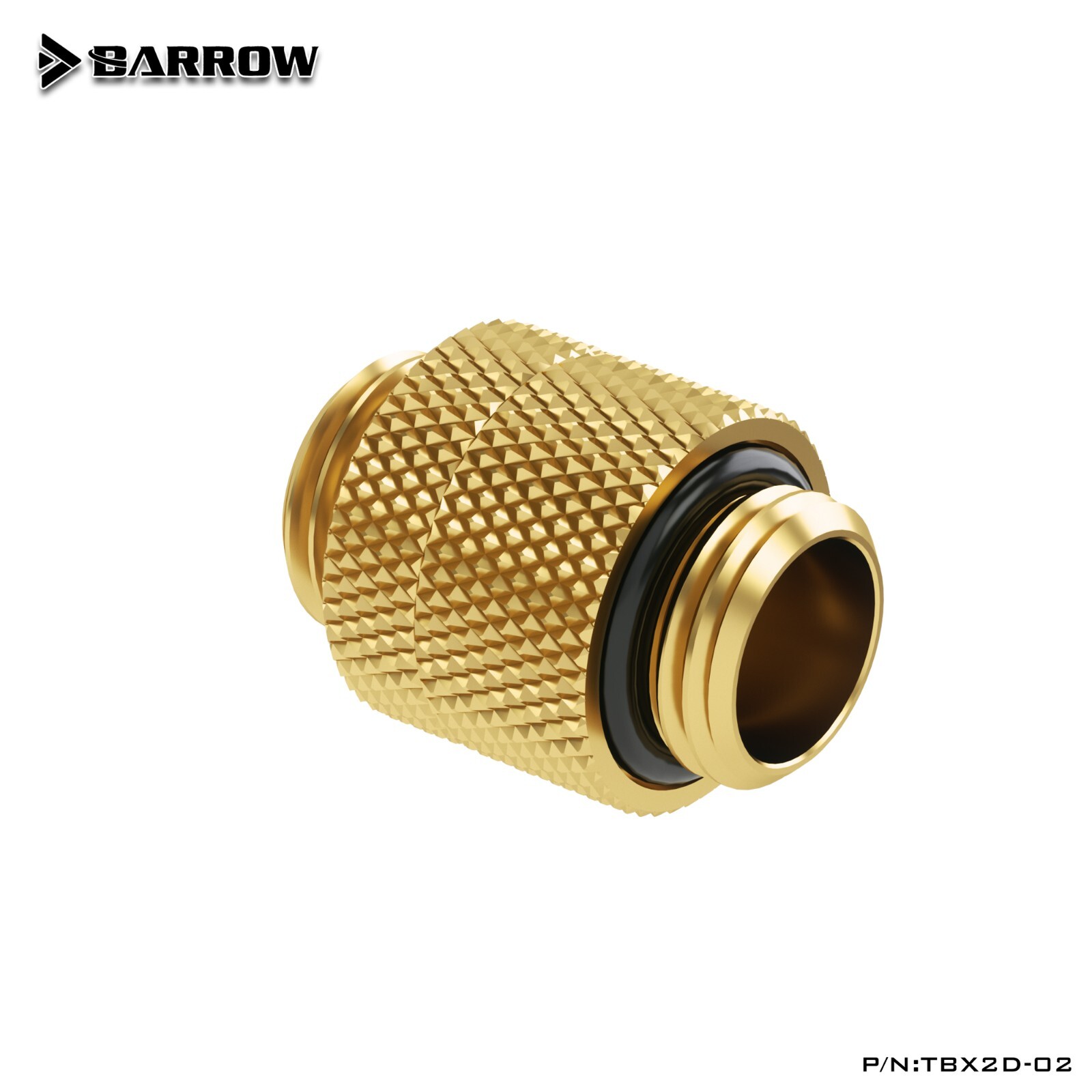 Barrow G1/4" Male to Male Rotary Connectors Extender Fittings TBX2D-02 Gold
