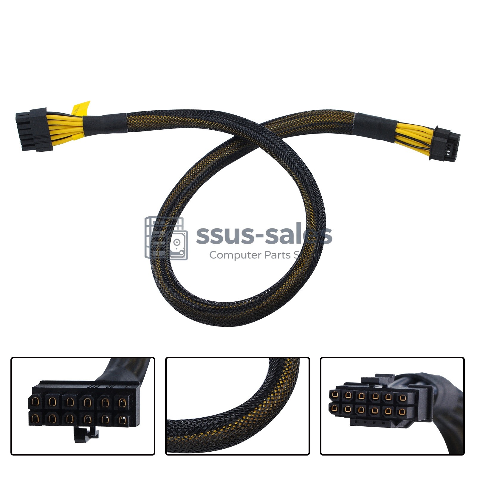 12Pin to 16Pin 12VHPWR GPU Power Cable For Dell T7960 RTX4090 4080 Founder 60cm
