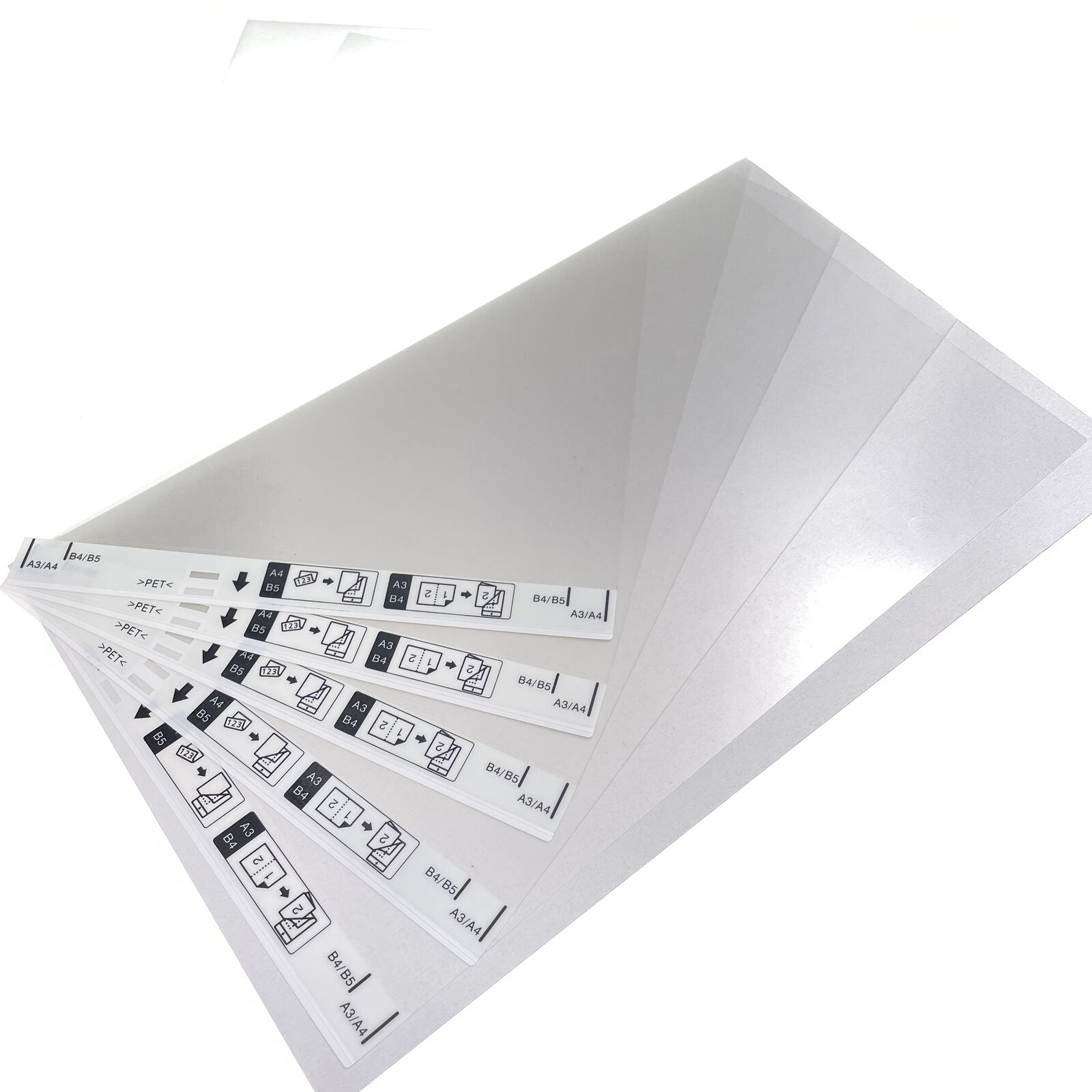 5pc X Carrier Sheet Sheets for Epson FF-680 RR-600W DS-C330 DS-C480W  DS-C490