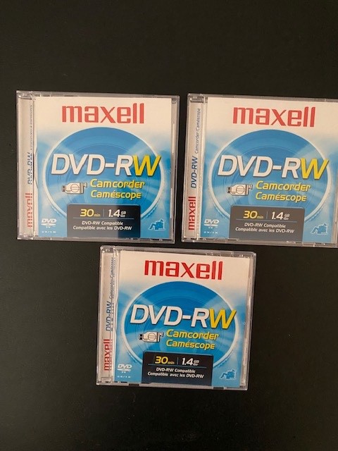 Maxwell DVD+RW Rewritable  Single Sided Data Video