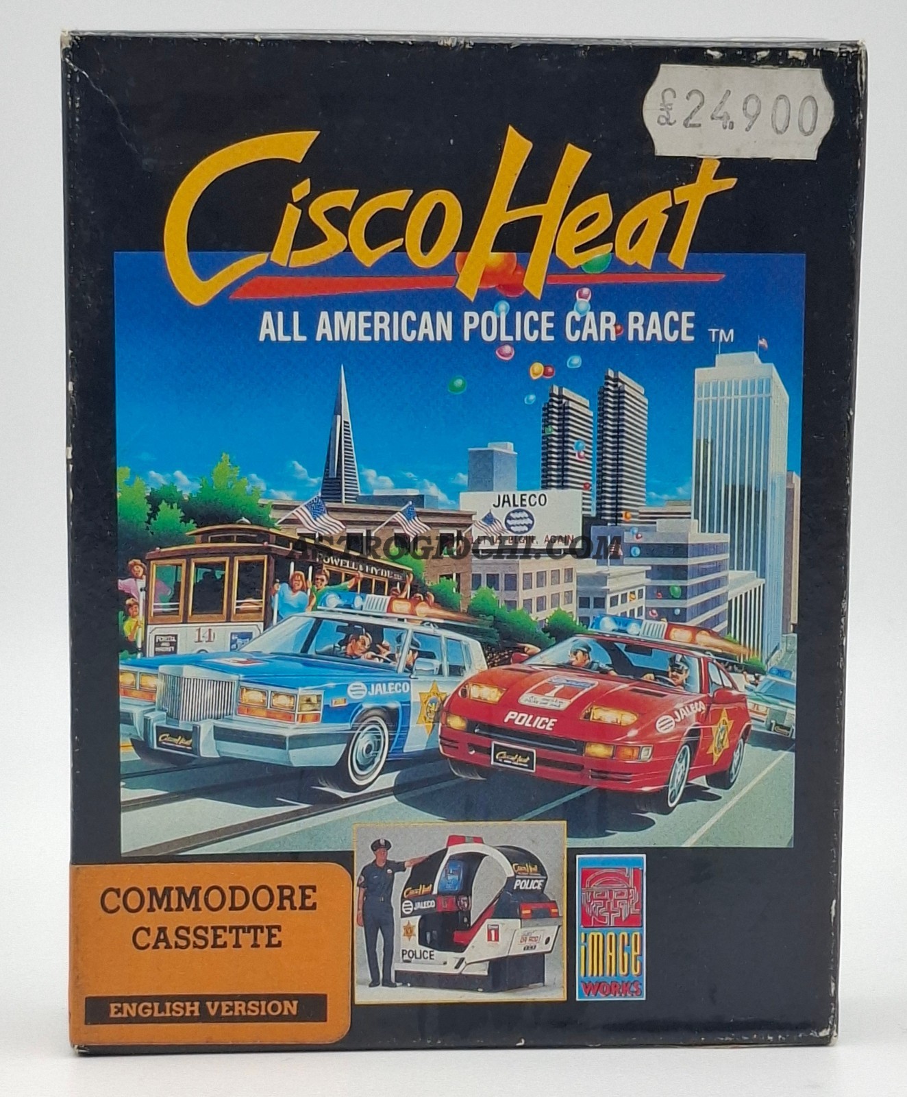 CCOMMODORE 64 CISCO HEAT ALL AMERICA POLICE CAR RACE VINTAGE 1991 NEW IN BOX