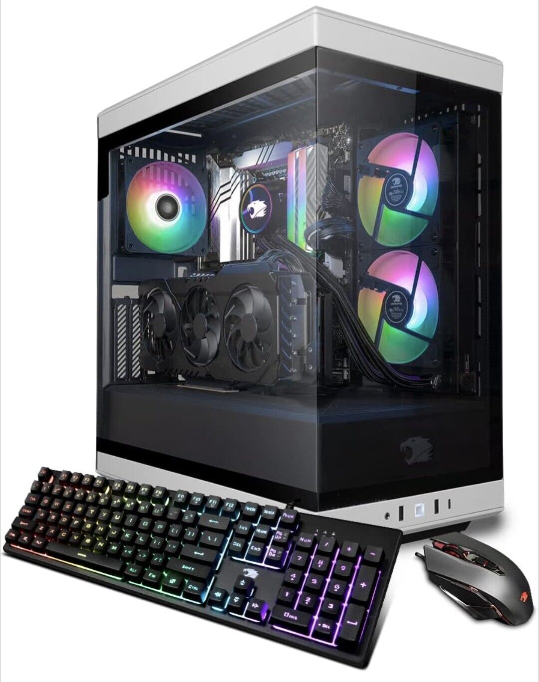 iBuyPower Y40 Gaming PC Computer Desktop Y40WI7N46T01 (Intel Core i7 13700KF,...