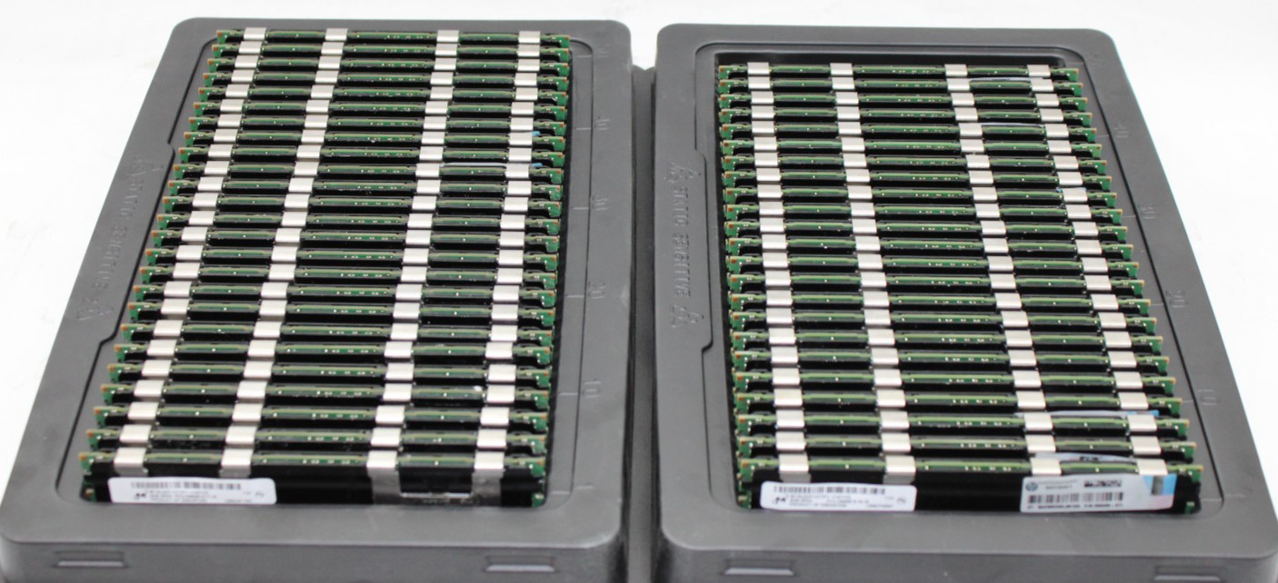 ( Lot of 48 ) Micron MT36JSZF1G72PZ 8GB 2Rx4 PC3-10600R ECC Server RAM PC3