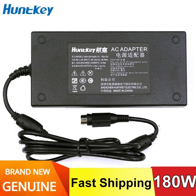 HKA18019095-6C Huntkey Adapter Power Supplies AC Charger 19V 9.47A 180W Original