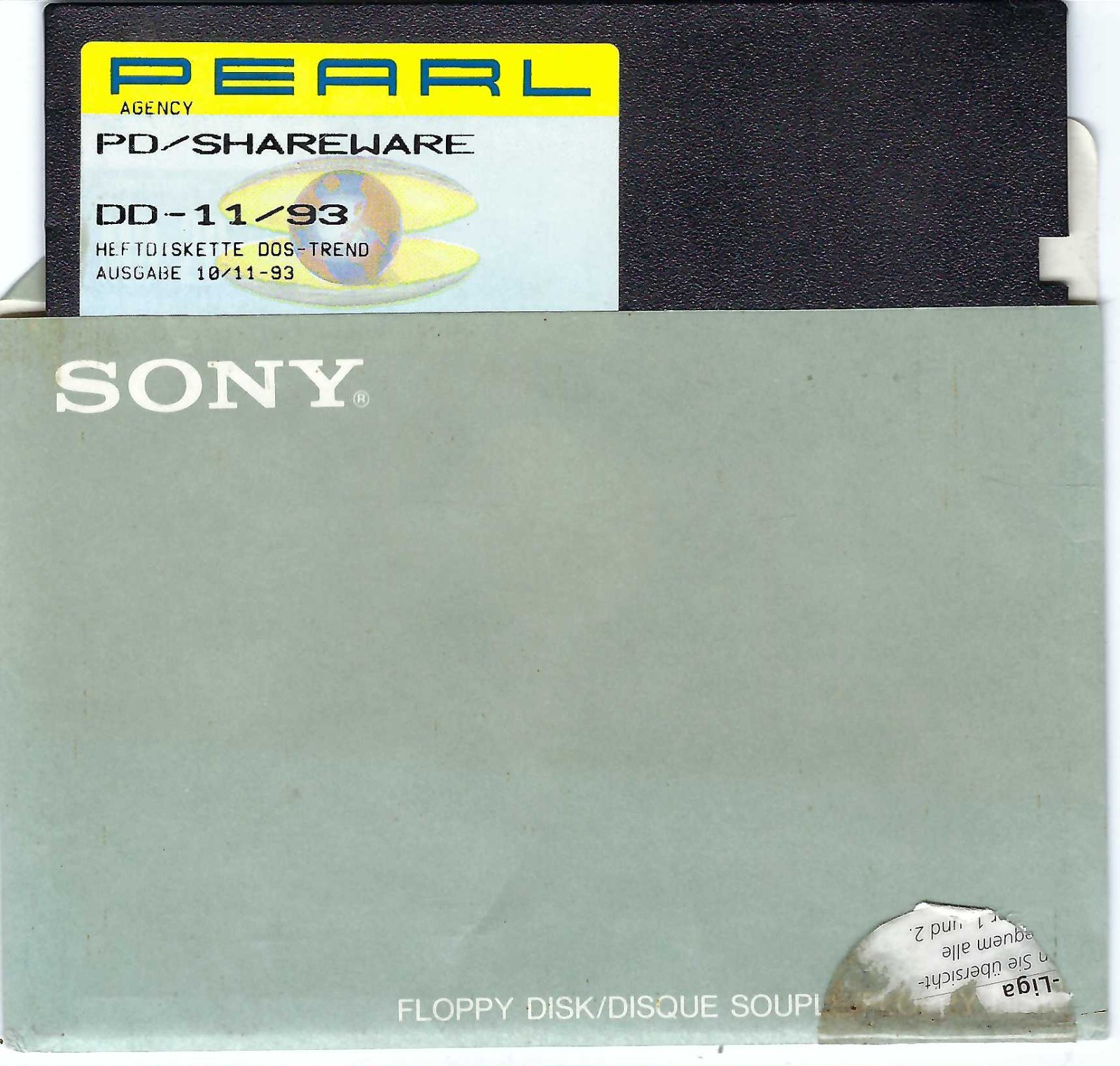 ITHistory  SOFTWARE IBM (1993) PD SHAREWARE (Pearl Agency)    5.25"