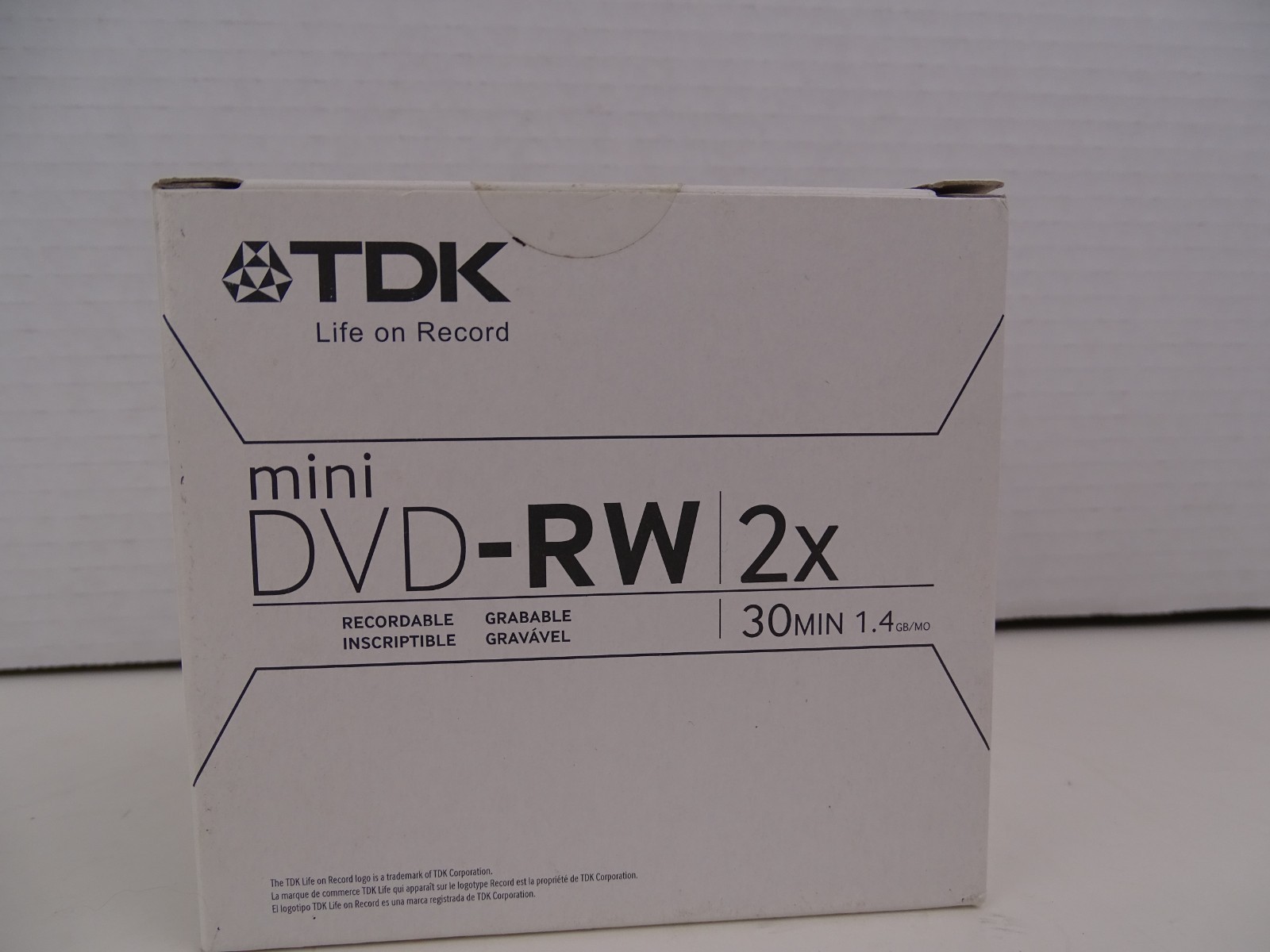 5x TDK Mini DVD-RW 30min Blank Camcorder Discs Brand New Sealed 