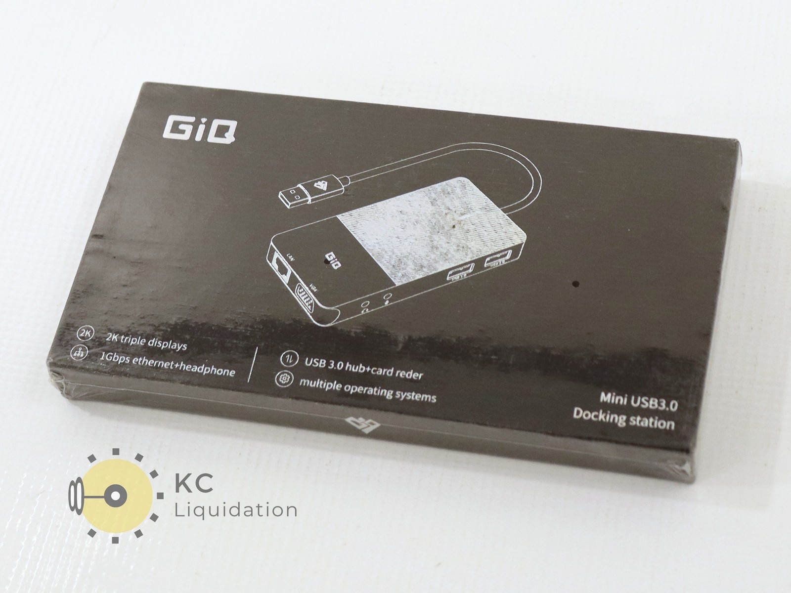 GiQ 2K Triple Display Mini USB 30 Docking Station G1N