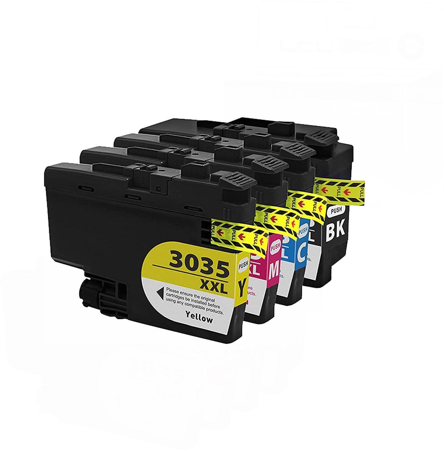 4 Pack Compatible Ink Cartridge for Brother LC3035 XXL LC3035 MFC-J995DW