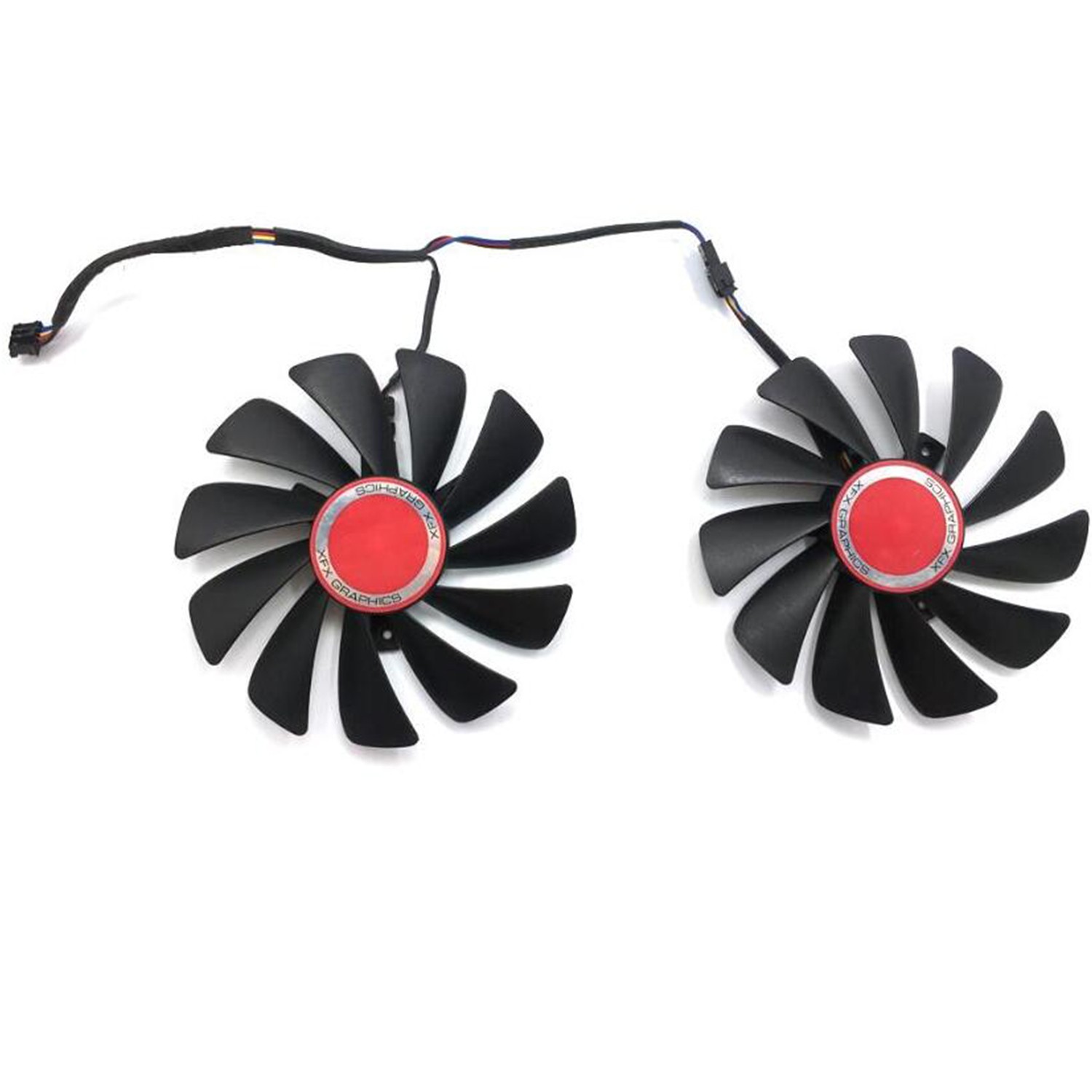 2PCS 95MM FDC10U12S9-C CF1010U12S Cooler Fan Replace for   Radeon RX4532