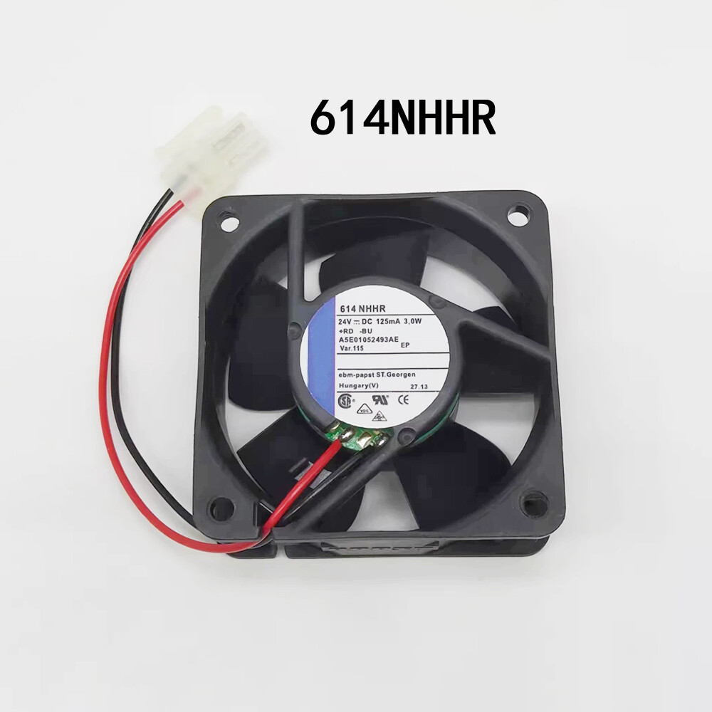 Ebm-paps New In Box 60*60*25mm 614NHHR 24VDC 125mA 3W High end equipment fan