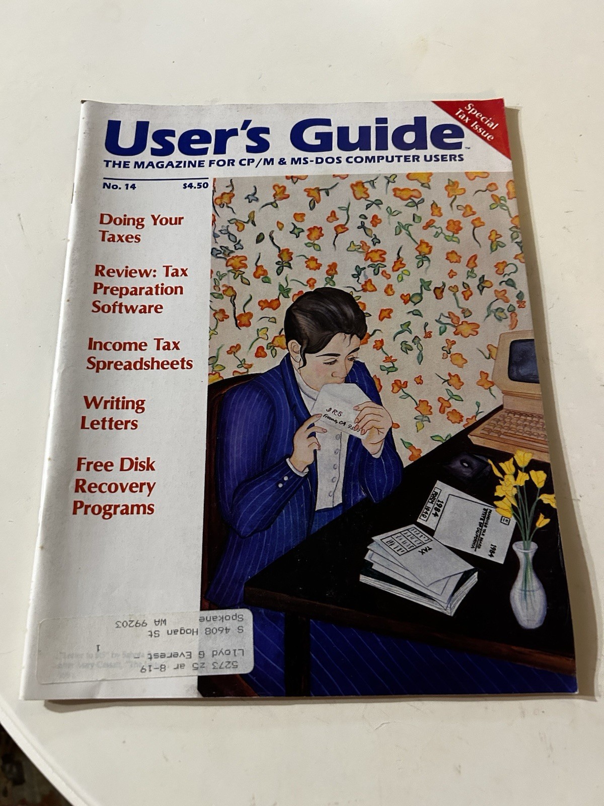 Vintage User’s Guide Magazine No 14 CP/M MS-DOS Computer Special Tax Issue