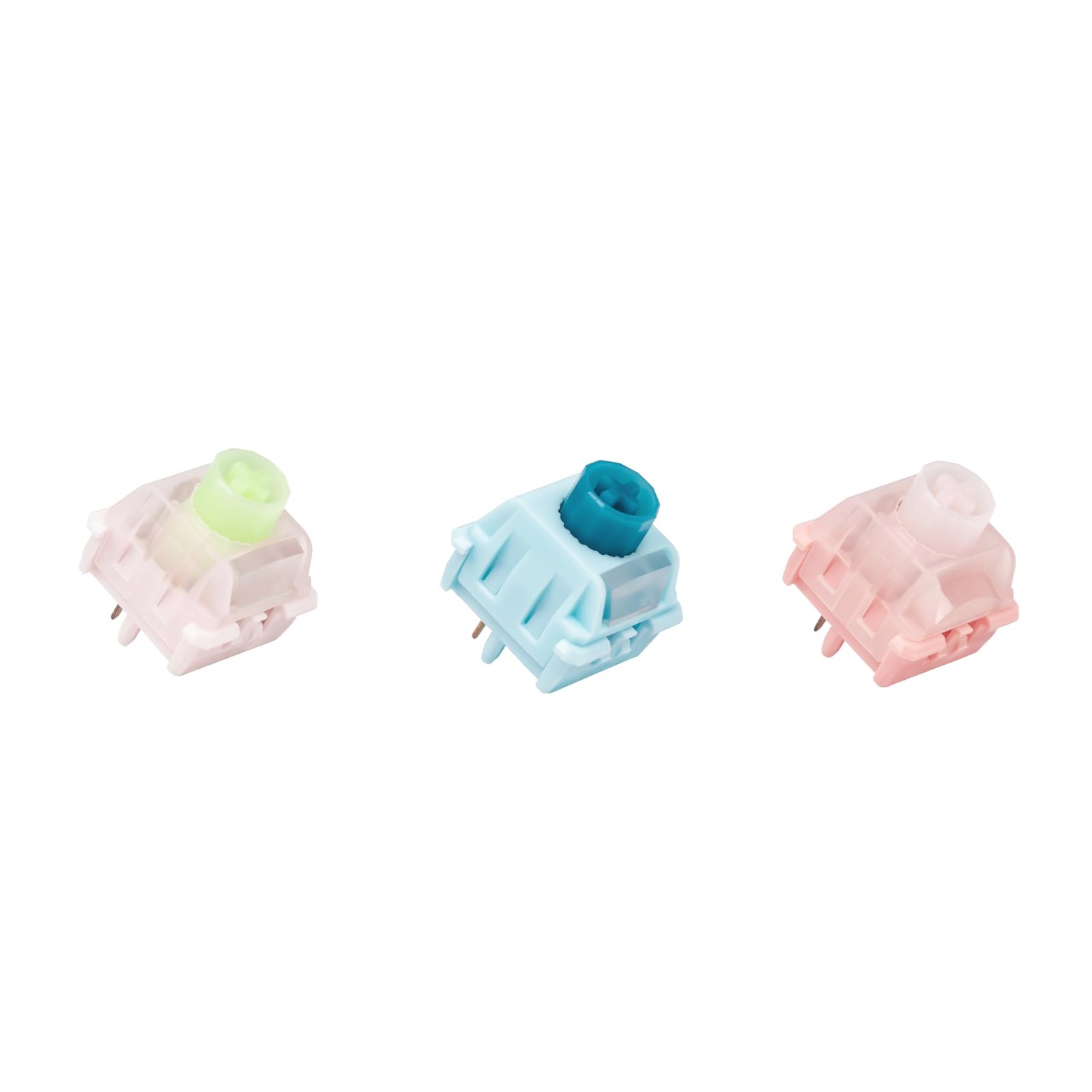 WS BigLucky Keyboard Switches Three Types Linear Tactile Clicky 5 Pins 12 Pcs