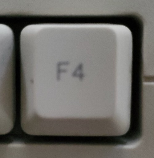 F4 Key Only For Micro Innovations Keyboard Replacement Part 1 Piece
