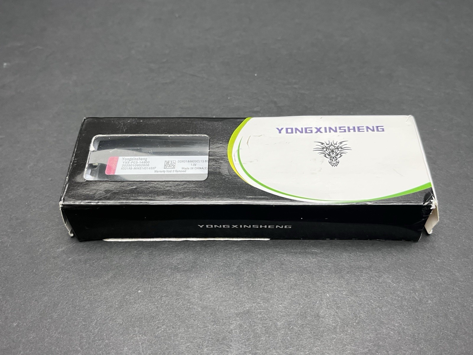 Yongxinsheng DDR31866D3CL13/8G DDR3 PC3-14900u 1866MHz LOT (2) x 8GB = 16GB RAM