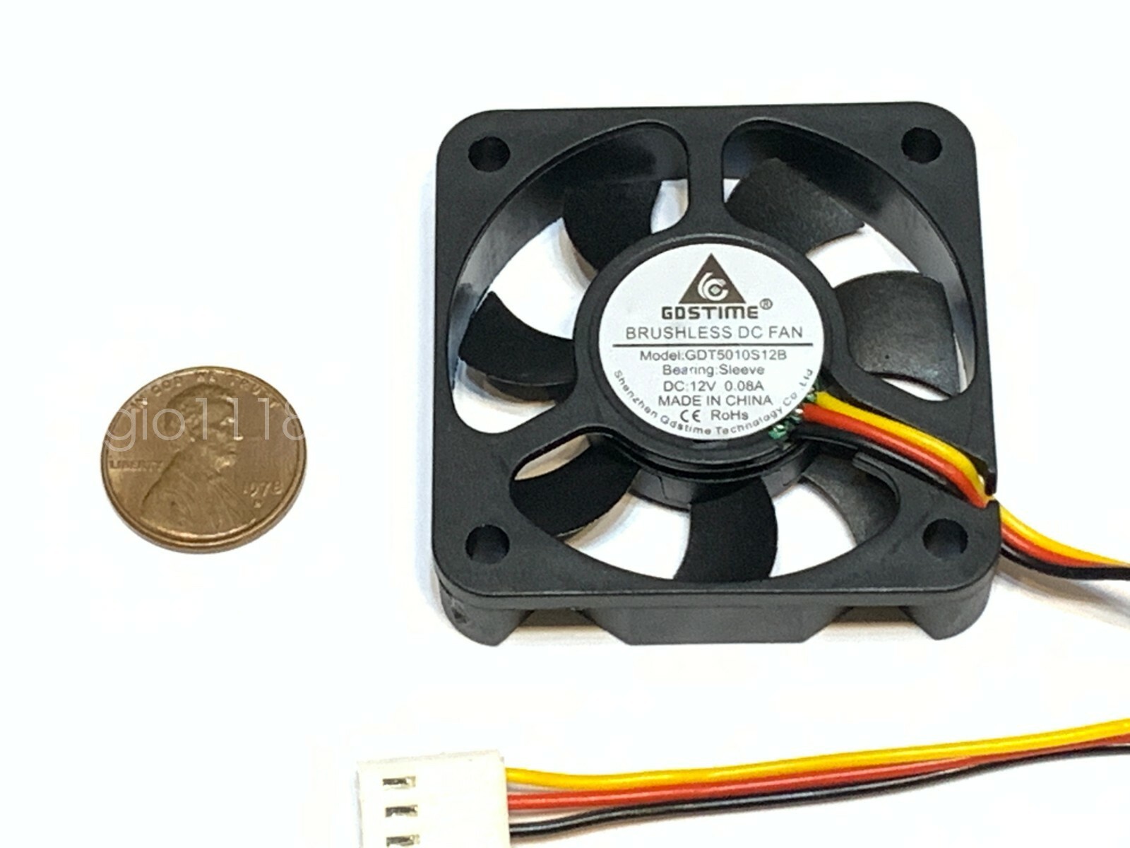 1 Piece GDstime 12V 5010 3Pin Computer fan 50MM 5CM pc cooling Brushless