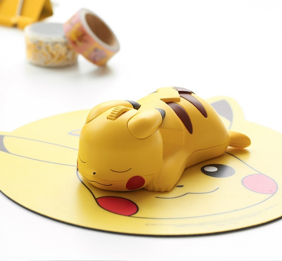 New Official Pokemon Pikachu Bluetooth Wireless Mouse Portable for Mac PC