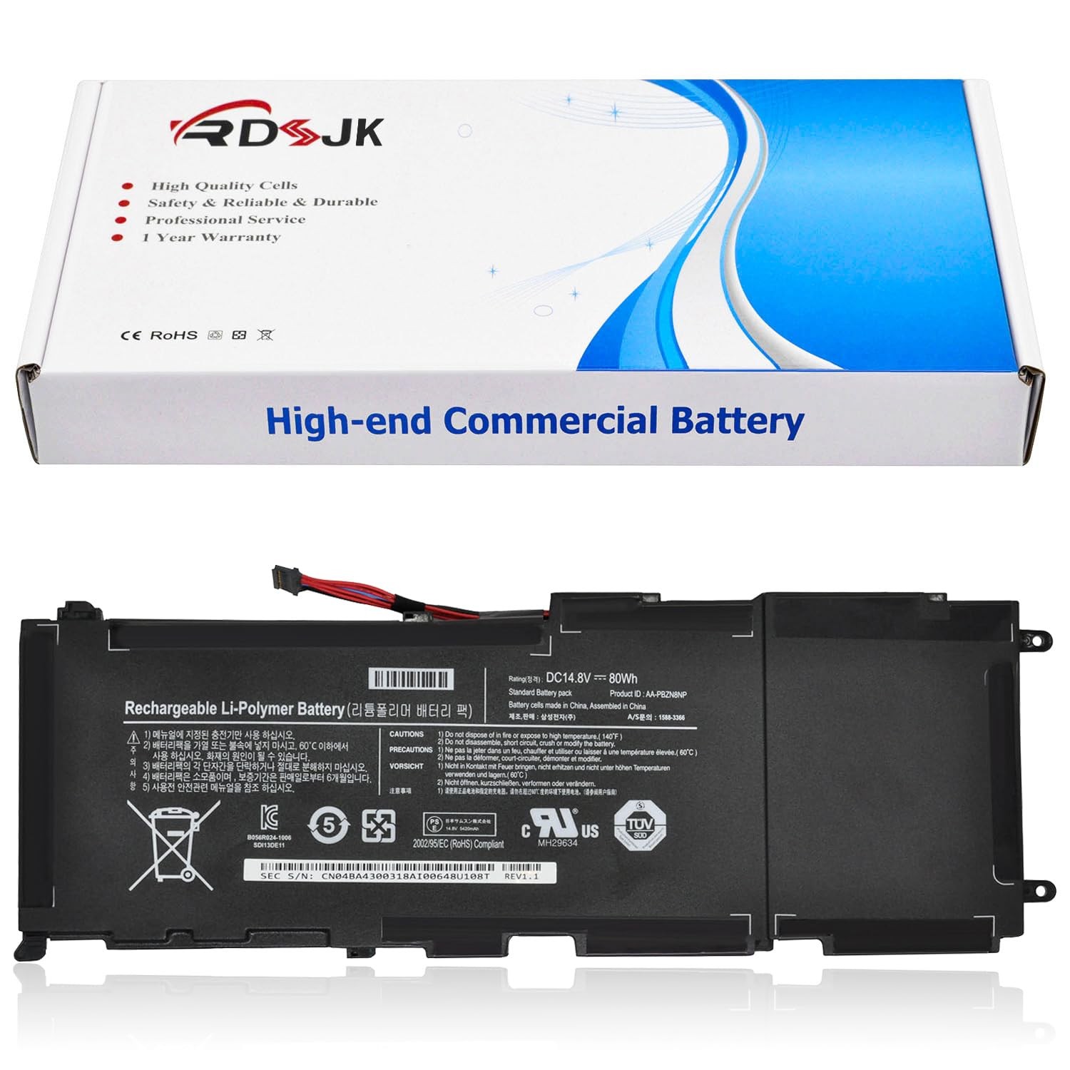 AA-PBZN8NP PBZN8NP Laptop Battery for Samsung Series 7 Notebook NP-700
