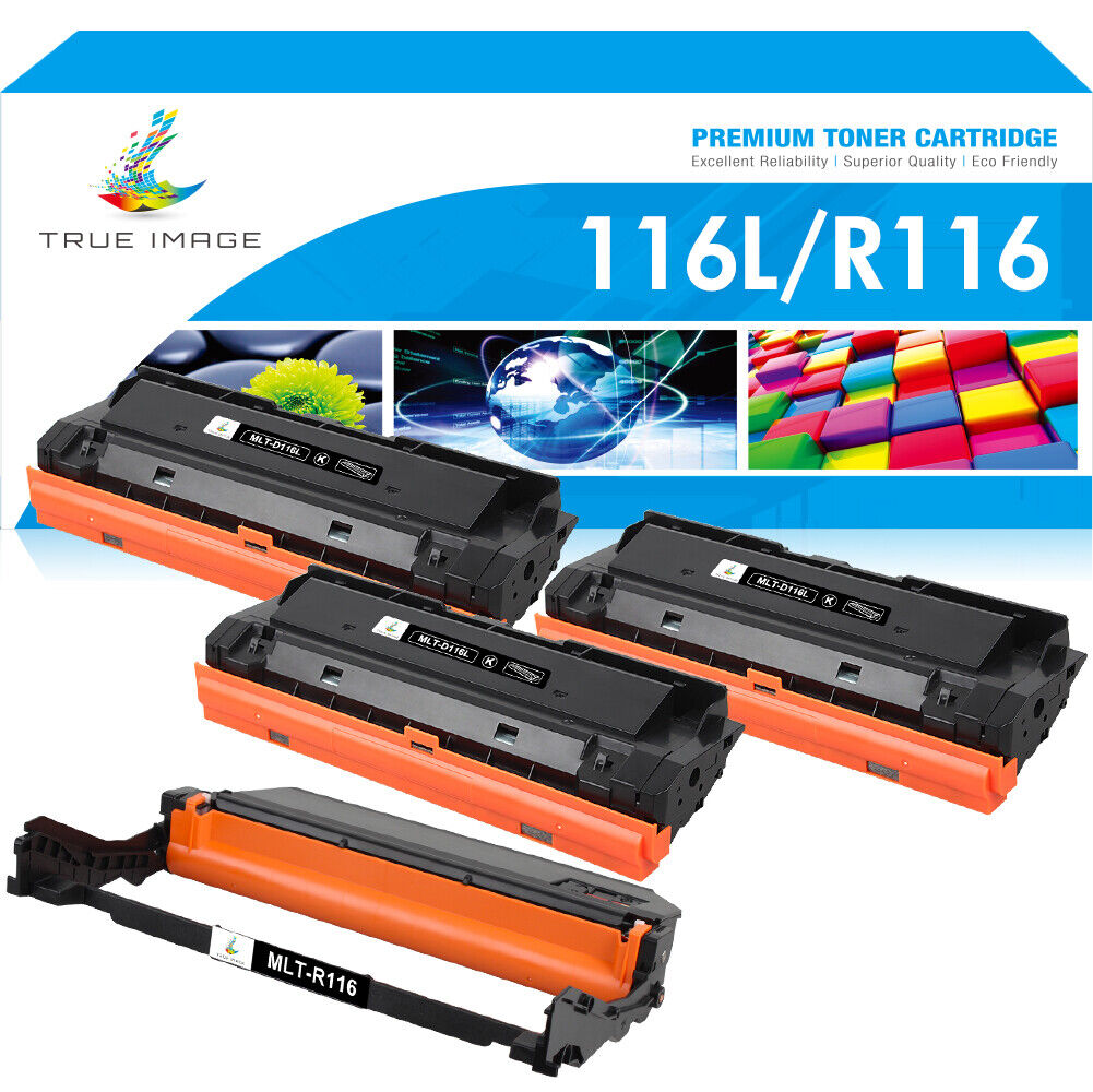4 Pack MLT-R116 MLTR116 Printer Laser Drum Unit Cartridge for Samsung SL-M2625D