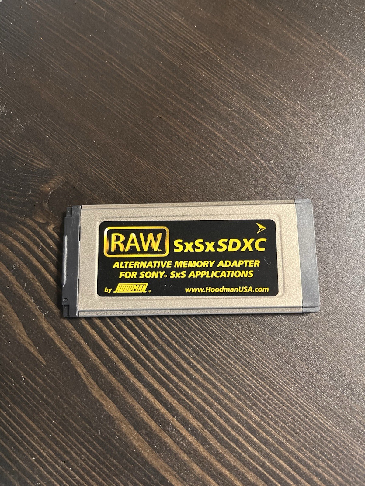 RAW SxSxSDXC Alternative Memory Adapter For Sony SxS Applications By Hoodman