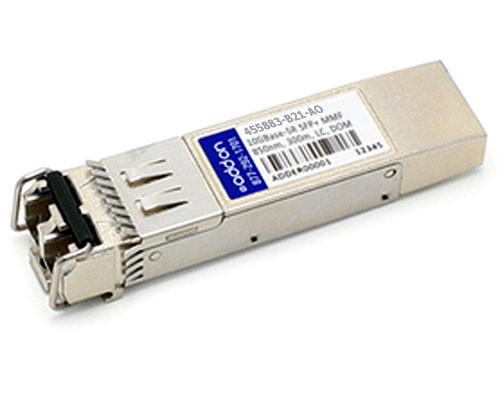 AddOn HP 455883-B21 Compatible 10GBase-SR SFP+ Transceiver - 100%  compatible